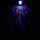Solar Colorful Rotating LED Projection Light Garden Lawn Lamp Outdoor Bulb A