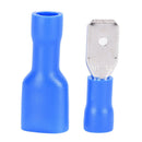 100Pcs Female&Male Spade Insulated`Connectors Crimps Electrical Wires Termina FT