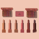 6pcs/set Nude MATTE Lipstick Waterproof Long Lasting Lip Kit Velvet Cosmeti Q5M0