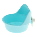 Hanging Pet Feeder Bowl Removable Stainless Steel Cage Hanging Water Bowl