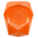 Orange Metal Alloy Car Engine Start Stop Button Cover Trim Cap Auto Decorative