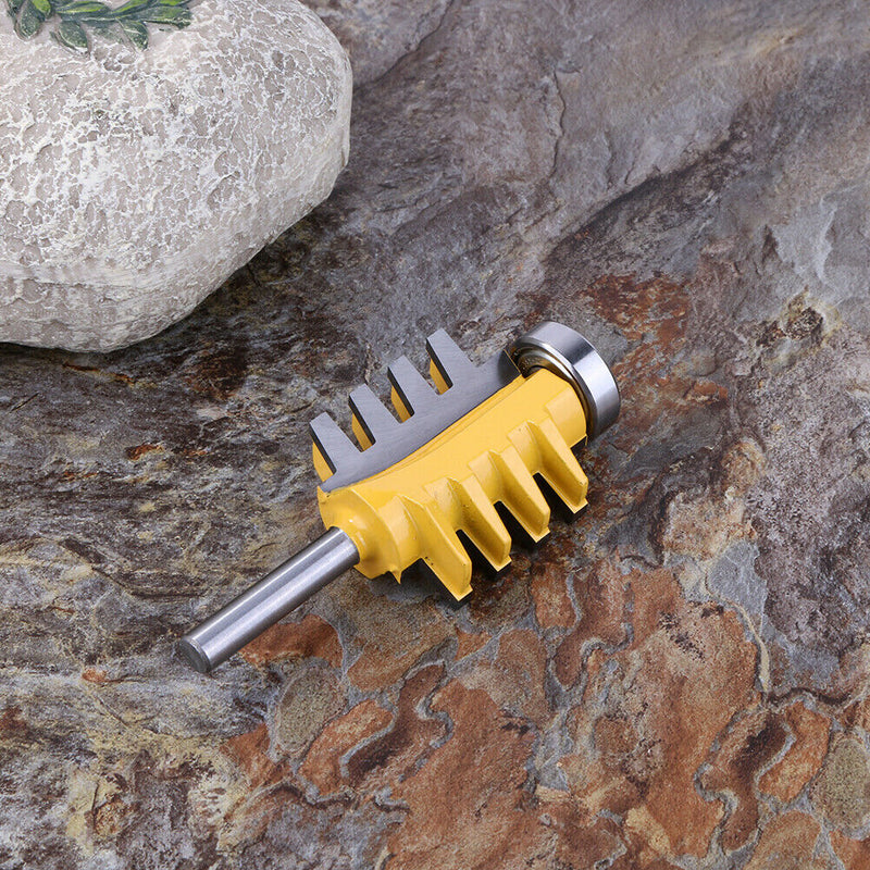 1/4 Inch  Shank Rail Reversible Finger Joint Glue Router Bit Tenon Woodwork A