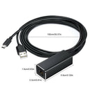 1X(For Ethernet Adapter Usb 2.0 To Rj45 For Google For Ultra Audio Tv Stick