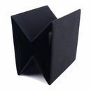 BLACK Square Foldable Fabric Storage Box Collapsible Home Clothes Organizer Cube
