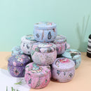 1Pc Mermaid Candy Tin Box Round Gift Box Handmade Soap Candle Jar Packaging  Nw