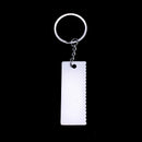 Key Ring Metal Ruler - Decoration for bags O9Z8