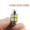 14pcs Set Car Interior Lights White LED Bulbs T10 & 31mm Map Dome License Plate