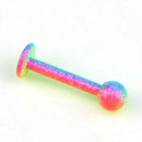 10PCS 16G Stainless Steel Tragus Ball Lip Labret Rings Bar Piercing Jewelry  M&E