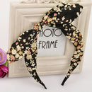 4PCS Wide Ribbon Bowknot Headband Hairband Wire Bendy Bow Rabbit Bunny E XJX