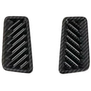 Car Styling Carbon Fiber Color Interior Front Dashboard Upper Ac Vent Cover