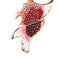 Exquisite Crystal Fish Keychains Holder Goldfish Purse Bag Pendant Keyrings #gib