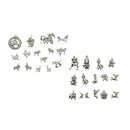 30pcs Mixed Animal Charms Pendants DIY Crafting For Necklace Bracelet Dangle