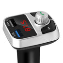 3.1A Bluetooth 5.0 FM Transmitter Handsfree Call LCD Car Kit Dual USB Charger