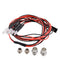 4x LED Headlight Taillight for 1/5 1/8 1/10 1/12 1/16 RC Car DIY Accessories