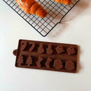 Santa Claus Silicone Fondant Mold Cake Xmas Decor Chocolate Tool Baking Mou U5X7