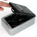Lock Box 4 Digit Combination Waterproof Box Aluminum Alloy Weather Resistan O6P8
