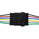 6 Pin Way Car Waterproof Electrical Connector Plug with Wire AWG 5 Pairs