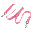 50cm nylon Duplex Double Dog Walk Coupler Twin Lead 2 Way Two Pet Leash Saf