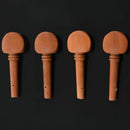 4pcs 4/4 Size Violin Fiddle Tuning Peg Set Jujube Wooden Replacement for