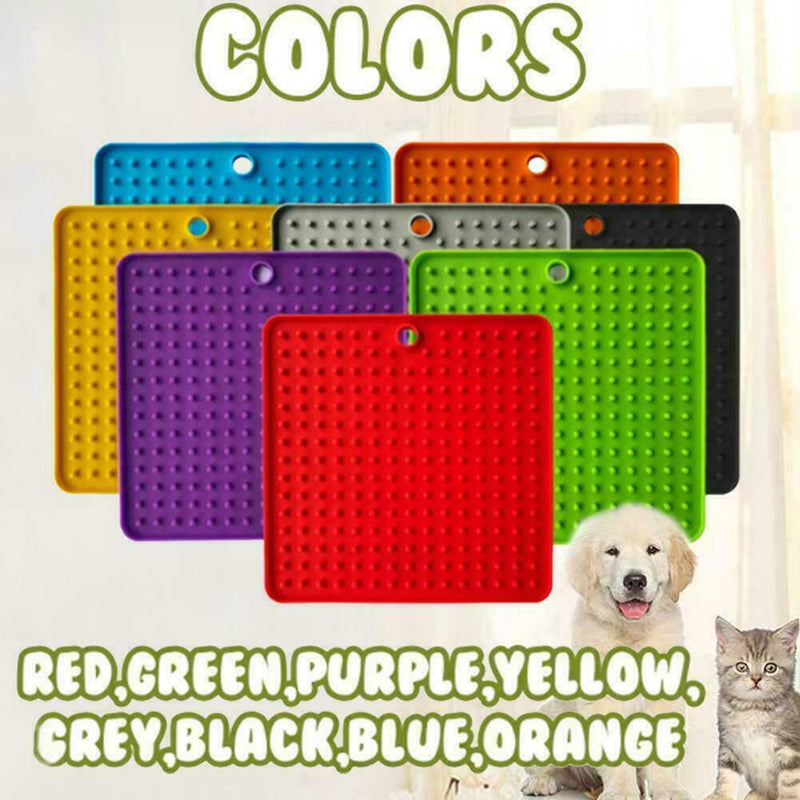 Pet Lick Food Mat For Dogs Cat Licky Slow Feeder Cat Licki Dog Best Mats Fe J7P7
