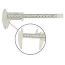 Sliding Vernier Caliper Measure Tool Ruler for Tattoo Eyebrow Makeup H STX