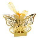 New 50pcs Butterfly Wedding favor box candy box gift box wedding favors evenU1H1