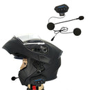 Rechargeable Bluetooth Motorcycle Helmet 10m Headset Headphones Hands-Free