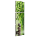 3Pcs Zen Bamboo Stone HD Picture Painting Modern Art Wall Decor Unframed Gr