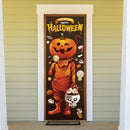 2pcs Halloween Pumpkin Lantern Wall Stickers Self-adhesive Removable Window