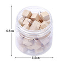 50 Pieces Map Tacks Wood Push Pins Wooden Head Steel Point Home Office Projects