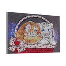 5D DIY Special-shaped Diamond Painting Animal Cross Stitch Kit (H116 Cat)