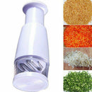 Kitchen Pressing Food Onion Garlic Vegetable Chopper Cutter Slicer Peeler DS Hn