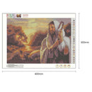 5D DIY Full Drill Diamond Painting Holy Father Cross Stitch Embroidery Kit