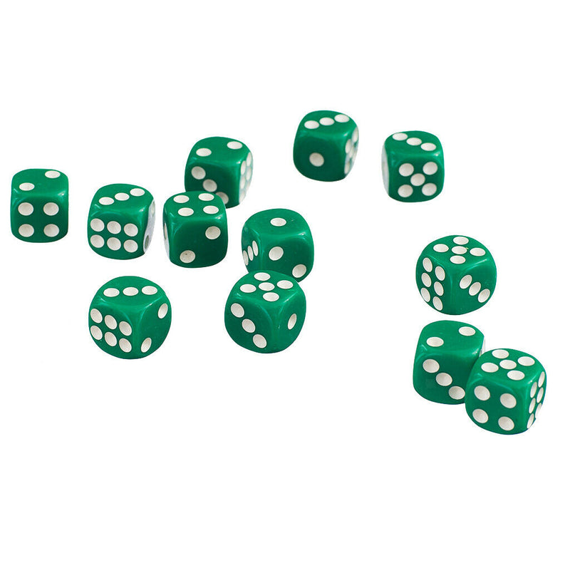 50pcs Opaque 6-sided Spot Dice Dice D6 Dumplings D & D For RPG Games