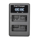 Lp-E8 Camera Battery Charger Lp E8 Lcd Intelligent Display Dual Usb Charger Z9Z6