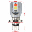 Long lifespan 6500K H4 Motorcycle LED Headlight Front Light Bulb Lamp Hi/Lo Beam