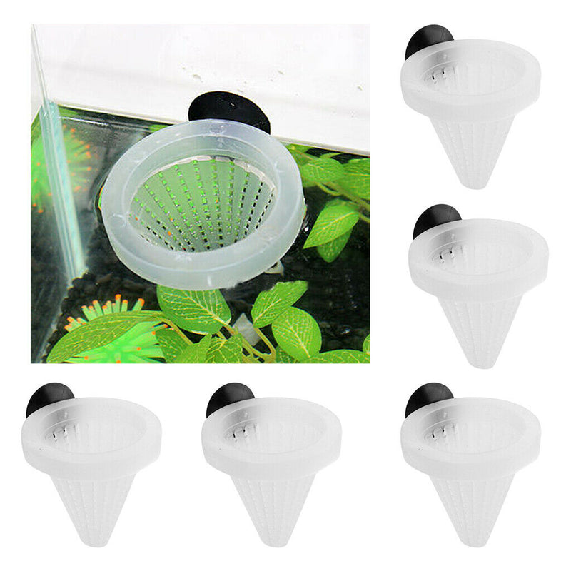 6 Pieces Aquarium Live Red Worm  Shrimp Feeder Feeding  Shrimps