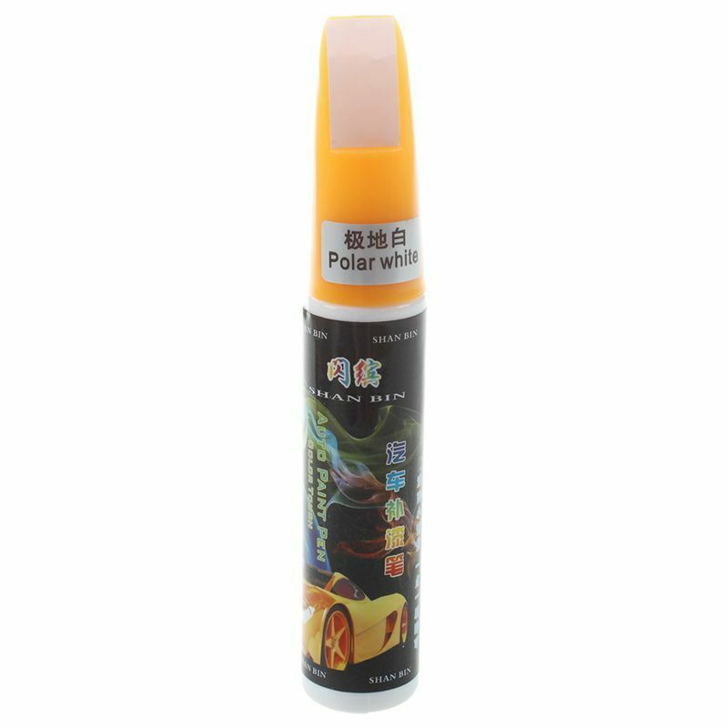 SHANBINCar Scratch Repair Pen Paint for Retouching Polar white 12ml