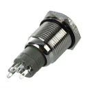 Pushbutton Switches Pushbutton Pushbutton 16mm 12V 3A blue metallic TOP