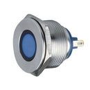 IP67 12V 22mm Waterproof LED Panel Warning Indicator Light Signal Lamp Flat