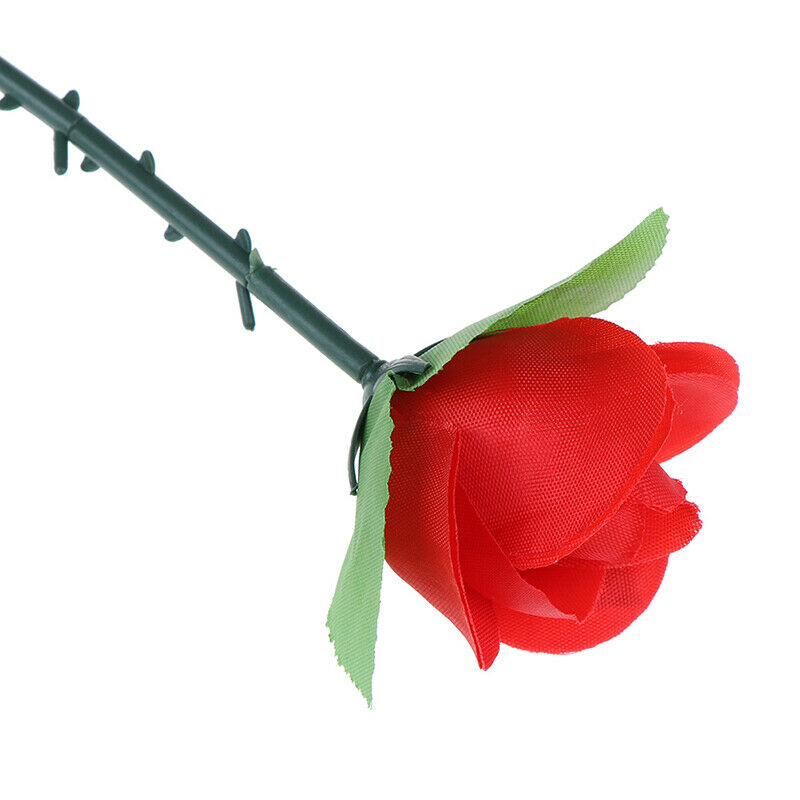 Folding Rose Magic Tricks Flower Appearing Disappear Street Illusion Props T lj