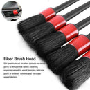 5Pcs Car Detailing Brush Set Detail For Cleaning Wheel Air Emblems Engine J2H4