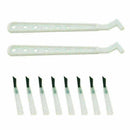 Interdental Brush- 2pcs brush + 100pcs brush New K0B4 Q6Q6 N2N6 T0Q0
