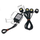 12V Car LED Emergency Strobe Lights DRL 4 in 1 Brake Light with Remote Prac V6T4