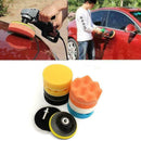 Car Buffing Pads Polishing Buffer For Drill Sponge Waxing Foam Sealing Kit E1I4