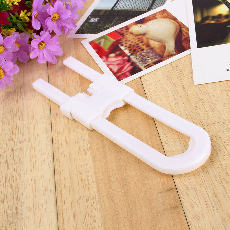 1* Child Baby U Shape Locks Kid Toddler Safety Cabinet Door Drawer Protect Lock