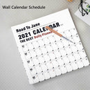 2021 Wall Calendar Year Planner Daily Plan Paper For Office School Home Supp Hn