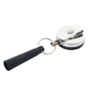 Retractable Anti-Theft Wire Rope Pen Holder Key Ring Reel Buckle with Clip