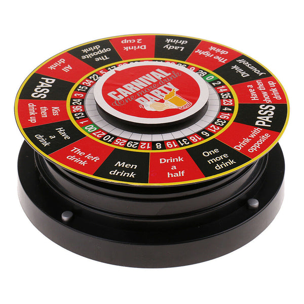 Electric Turntable Drinking Roulette, Indoor/Outdoors Entertainment Games