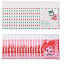200pcs Self Adhesive Merry Christmas Plastic Cookie Candy Cellophane Xmas G N1Q3